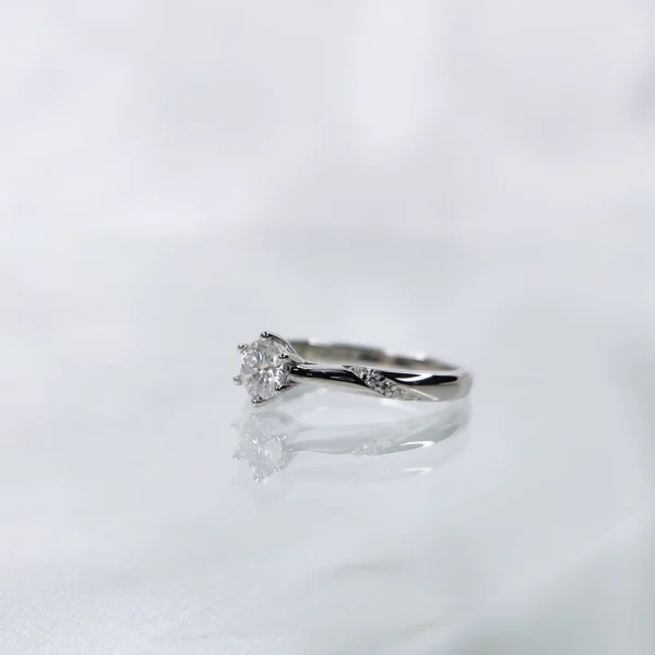 1ct Psychic Model, Moissanite Diamond Ring - MSJ009X - Image 2