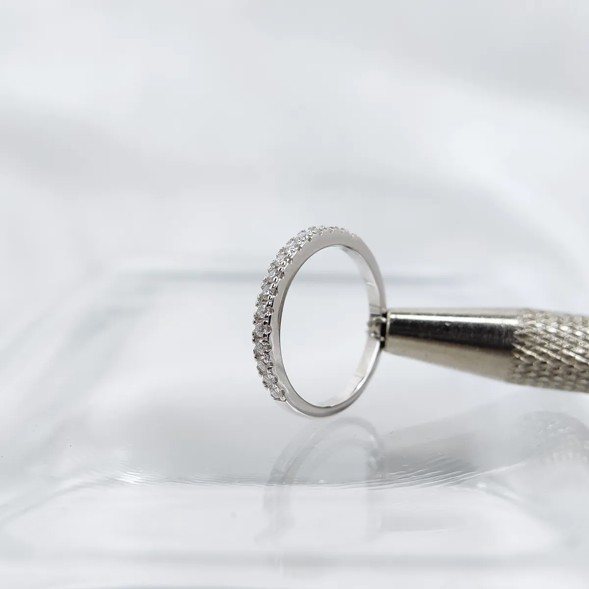 Half Eternity, Moissanite diamond Rings - XJZ048
