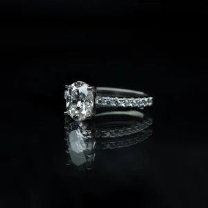 1.5ct Oval Shape, Moissanite diamond Rings - Image 3