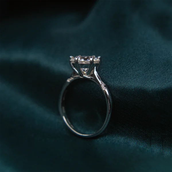 3ct Psychic Model, Moissanite Diamond Ring - MSJ009XL - Image 3
