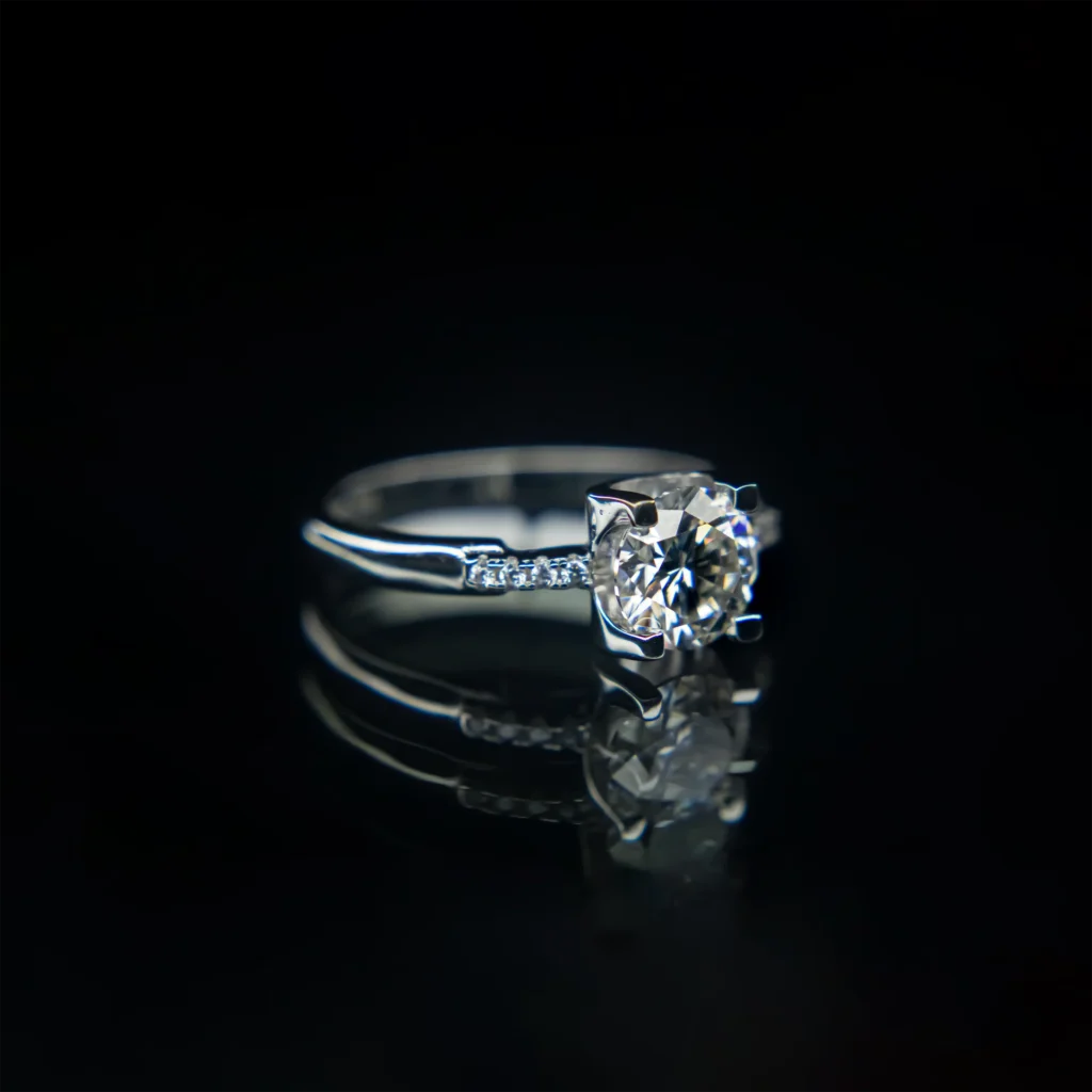 Apex, Moissanite diamond Rings