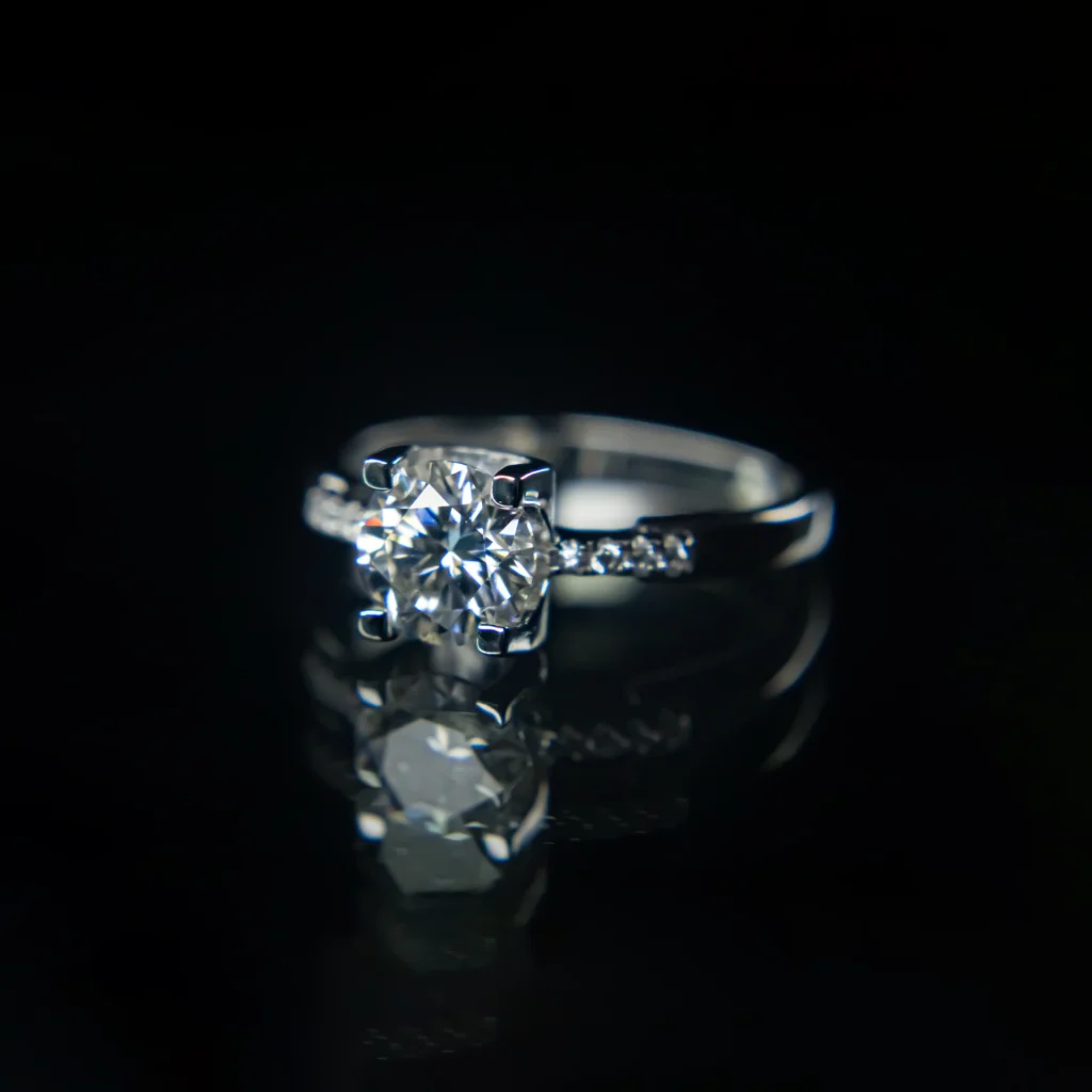 Apex, Moissanite diamond Rings