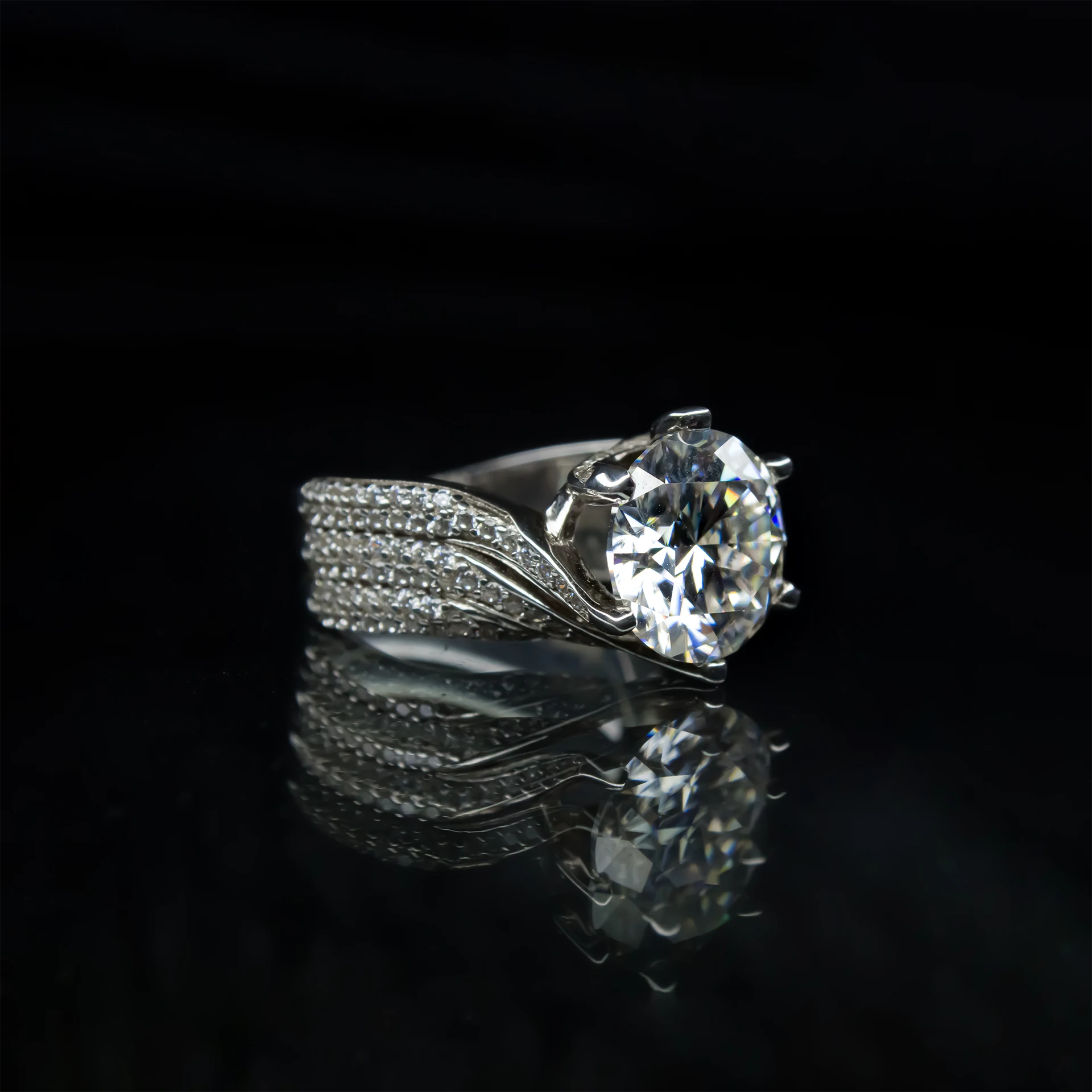 Generations of Love, Moissanite Diamond Ring - MSJ031