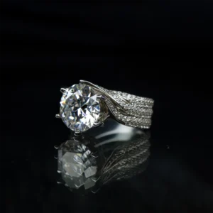 Generations of Love, Moissanite Diamond Ring - Image 3