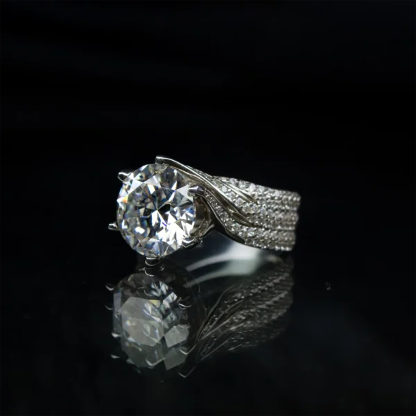 Generations of Love, Moissanite Diamond Ring - MSJ031 - Image 3