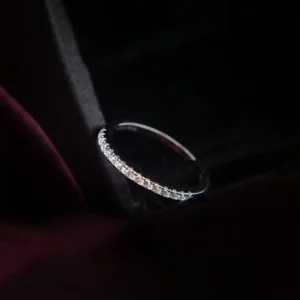 Half Eternity, Moissanite diamond Rings - Image 2