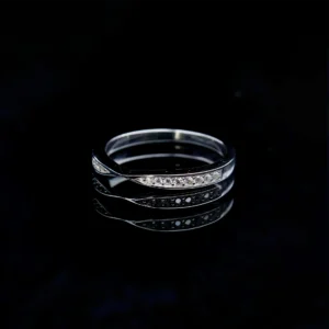 Harmony diamond band ring, Moissanite diamond Rings - Image 3