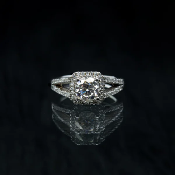 Luxury Square Bag, Moissanite diamond Rings - MSJ021