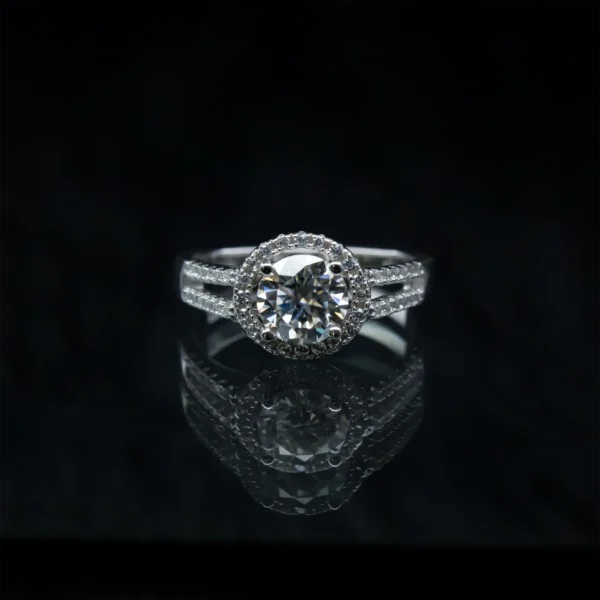 Luxury Round Bag, Moissanite diamond Rings - MSJ007