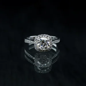 Luxury Square, Moissanite diamond Rings - Image 1