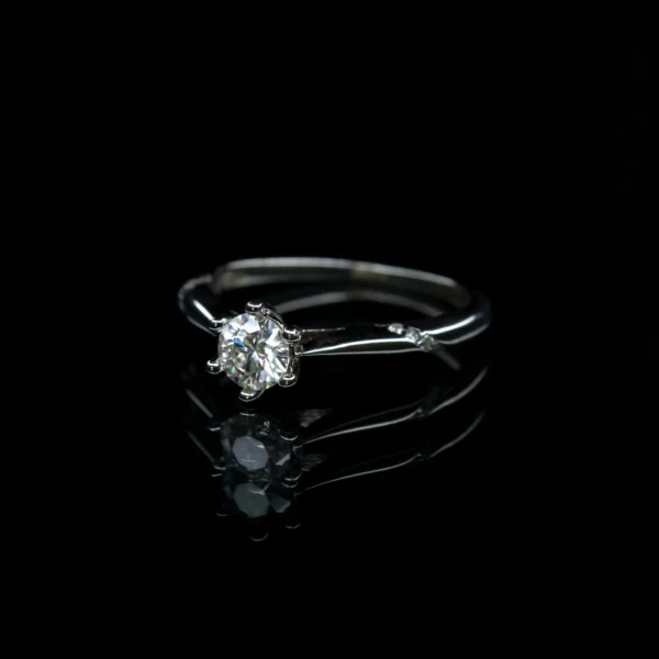 Psychic Model, Moissanite Diamond Ring - MSJ009 - Image 3