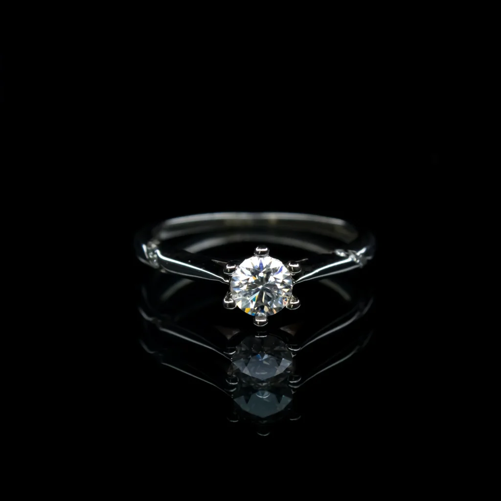Psychic Model 0.5 CT, Moissanite Diamond Ring