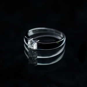 Solitaire Male Ring, Moissanite diamond Rings - Image 3