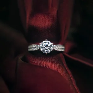 Subway Princess, Moissanite diamond Ring - Image 2