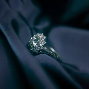 Sunflower, Moissanite diamond Rings - Image 3