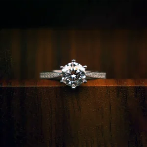 Twisted Aura, Moissanite diamond Rings - Image 1