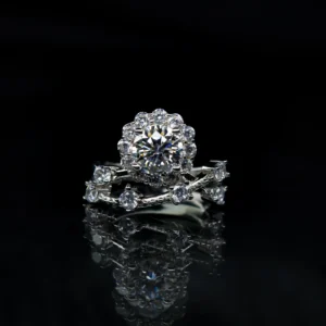 Wild Flowers, Moissanite diamond Rings - Image 1