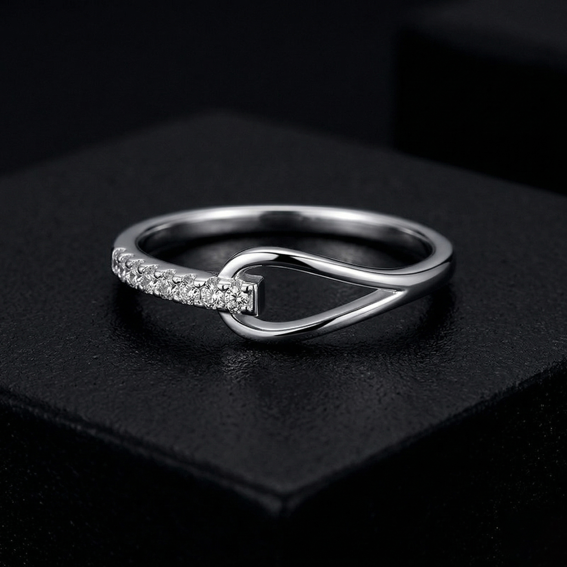 Eternity band, Moissanite diamond Rings - Image 1
